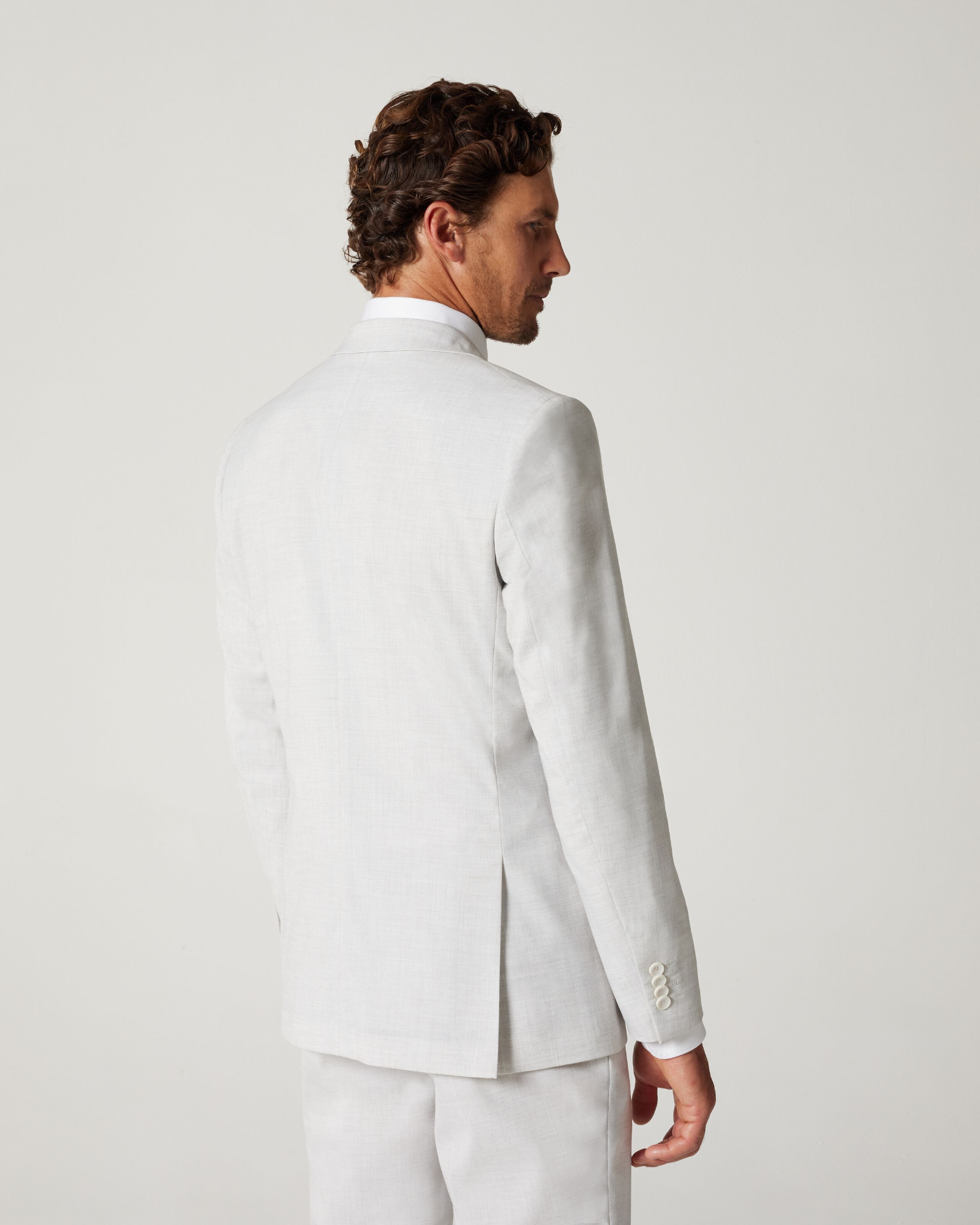 Slim Stretch Marle Tailored Jacket Winter White Slim Stretch